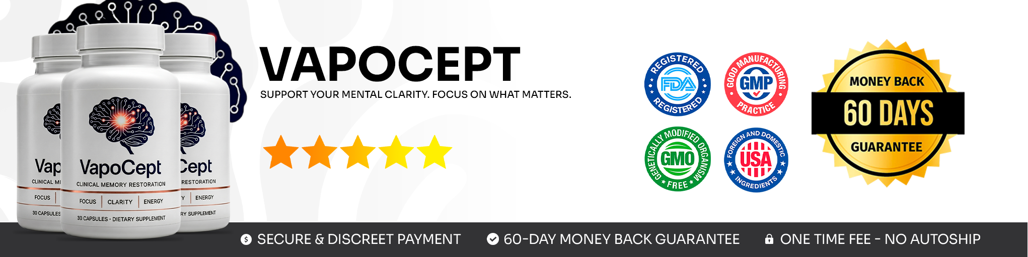 VapoCept - Support Your Mental Clarity. Focus On What Matters.